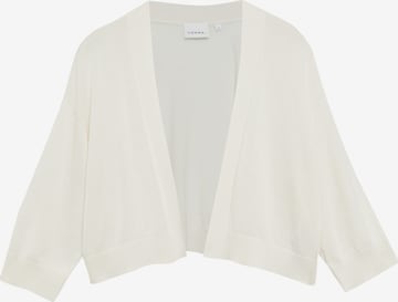 COMMA Knit cardigan in White: front