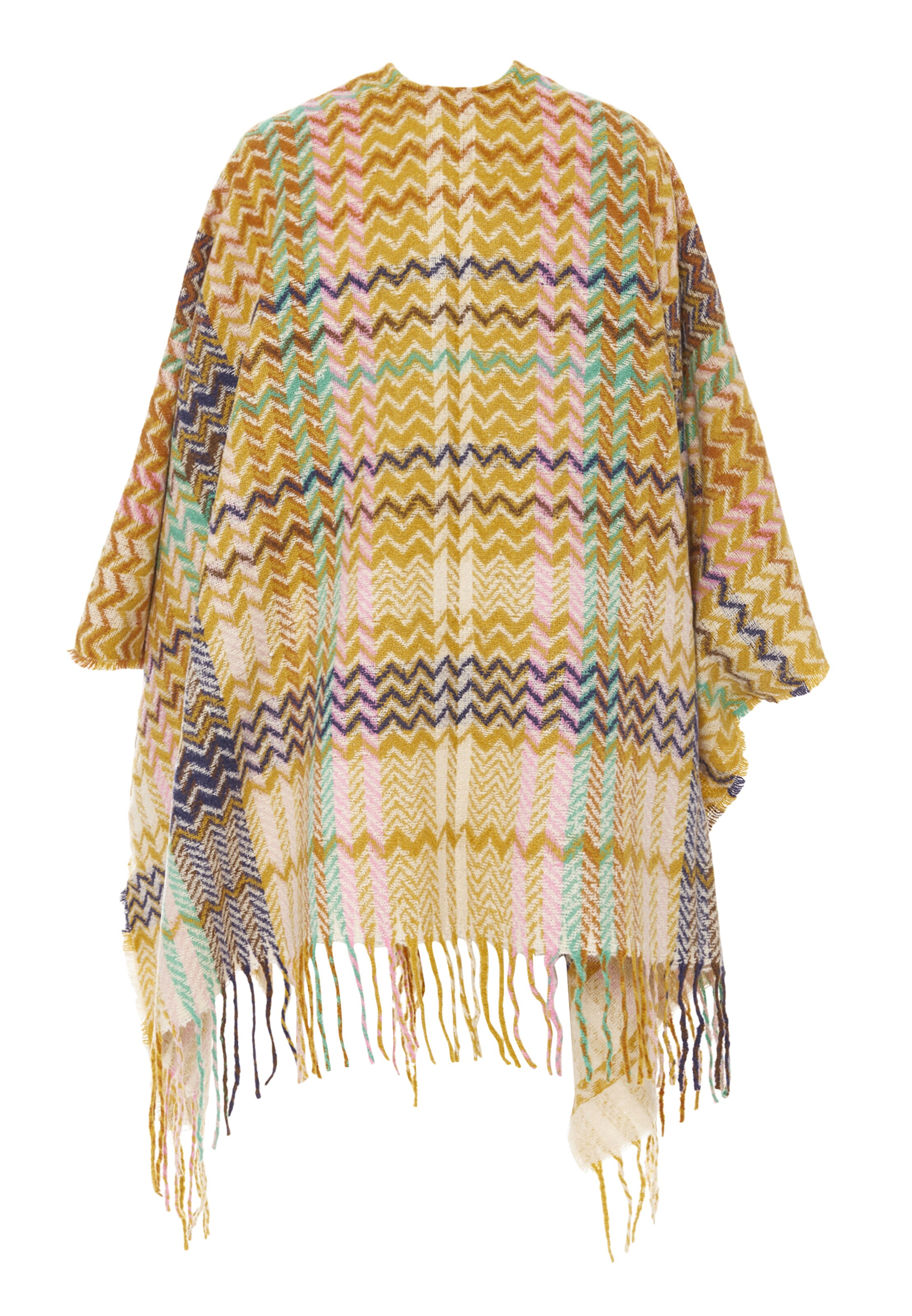 Capă Gaya pe maro cămilă / albastru închis / maro coniac / roz, Vizualizare produs