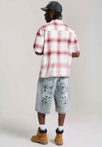 Ed Hardy Loosefit Jeans i blå