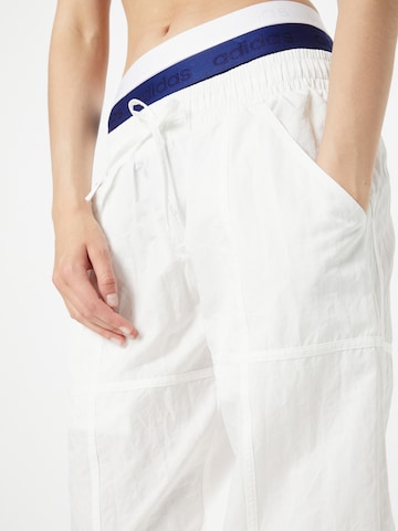 Nasty Gal Wide leg Trousers in White