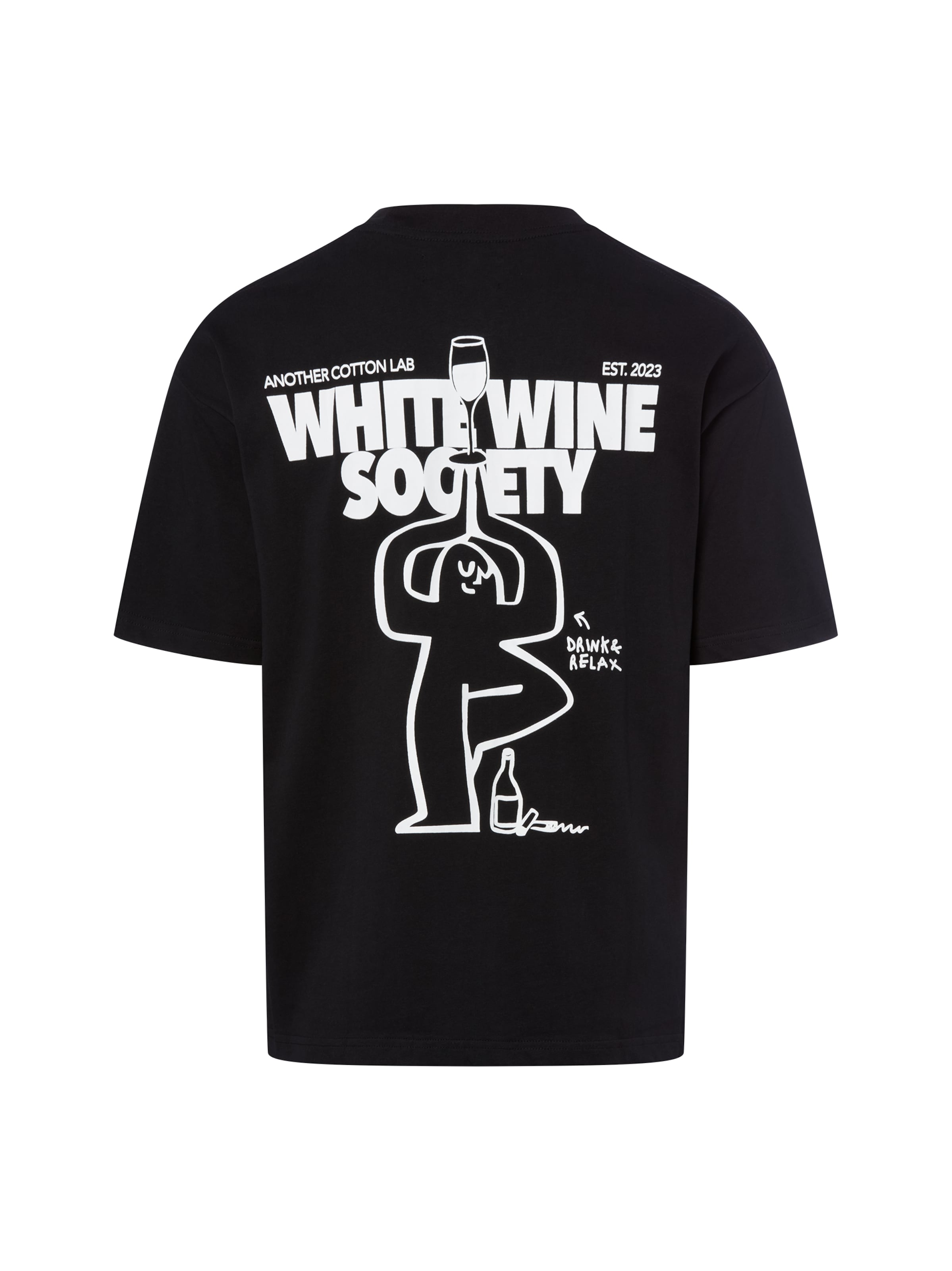 Another Cotton Lab T-Shirt in Schwarz