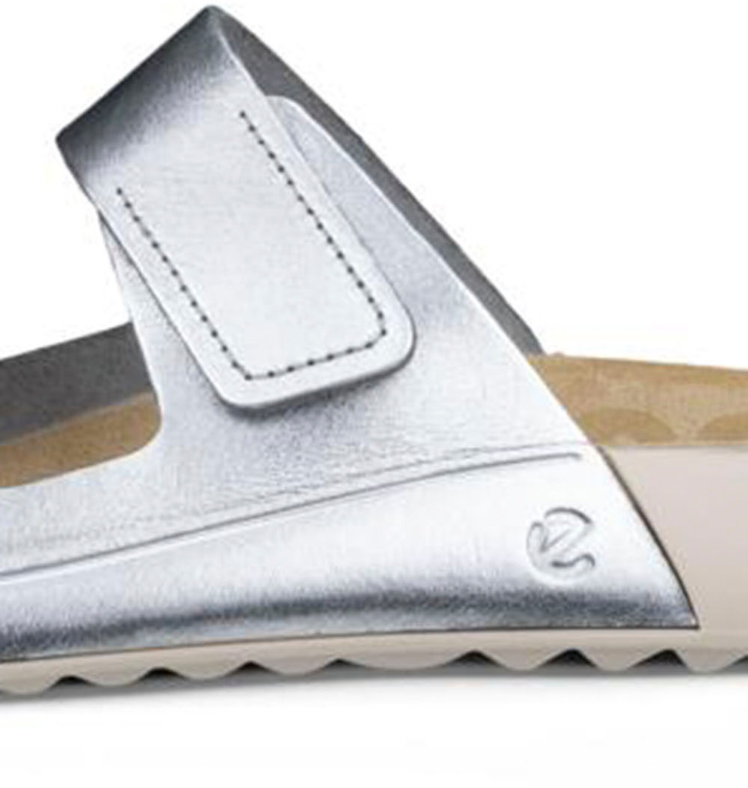 ECCO Pantolette in Silber