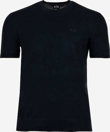 ARMANI EXCHANGE - Camiseta en azul: frente