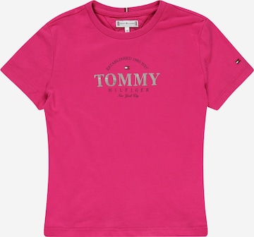 TOMMY HILFIGER Koszulka w kolorze różowy: przód