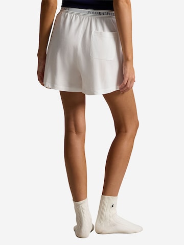 Polo Ralph Lauren Korte pyjama ' Knit Oxford ' in Wit