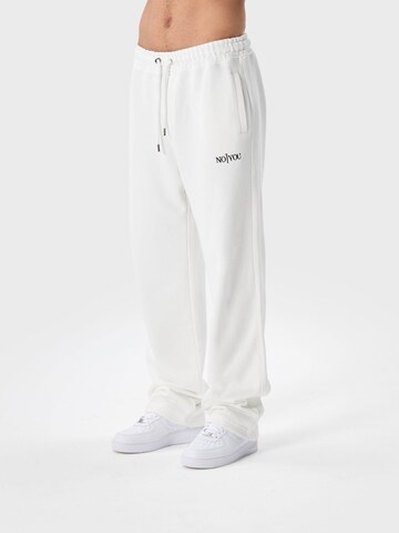 Ossy Homer Loosefit Sporthose '450 GSM Heavy Cotton' in Weiß