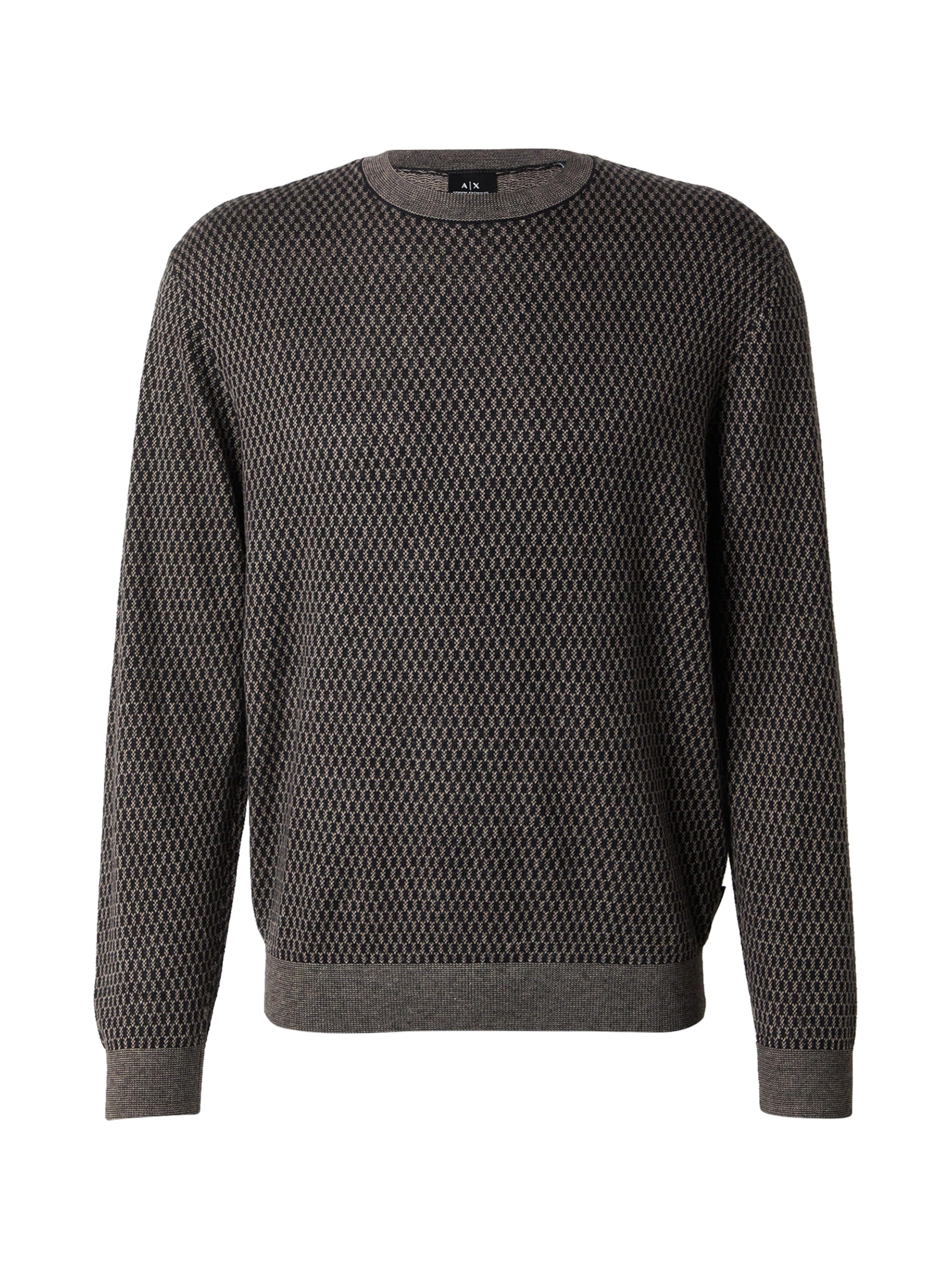 ARMANI EXCHANGE Svetr - šedá / černá, Produkt