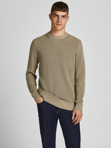 JACK & JONES Sweter w kolorze szary: przód