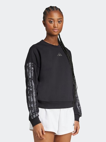 juoda ADIDAS SPORTSWEAR Sportinio tipo megztinis 'AOP': priekis