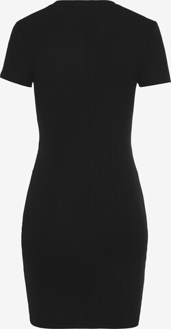 LASCANA Obleka | črna barva