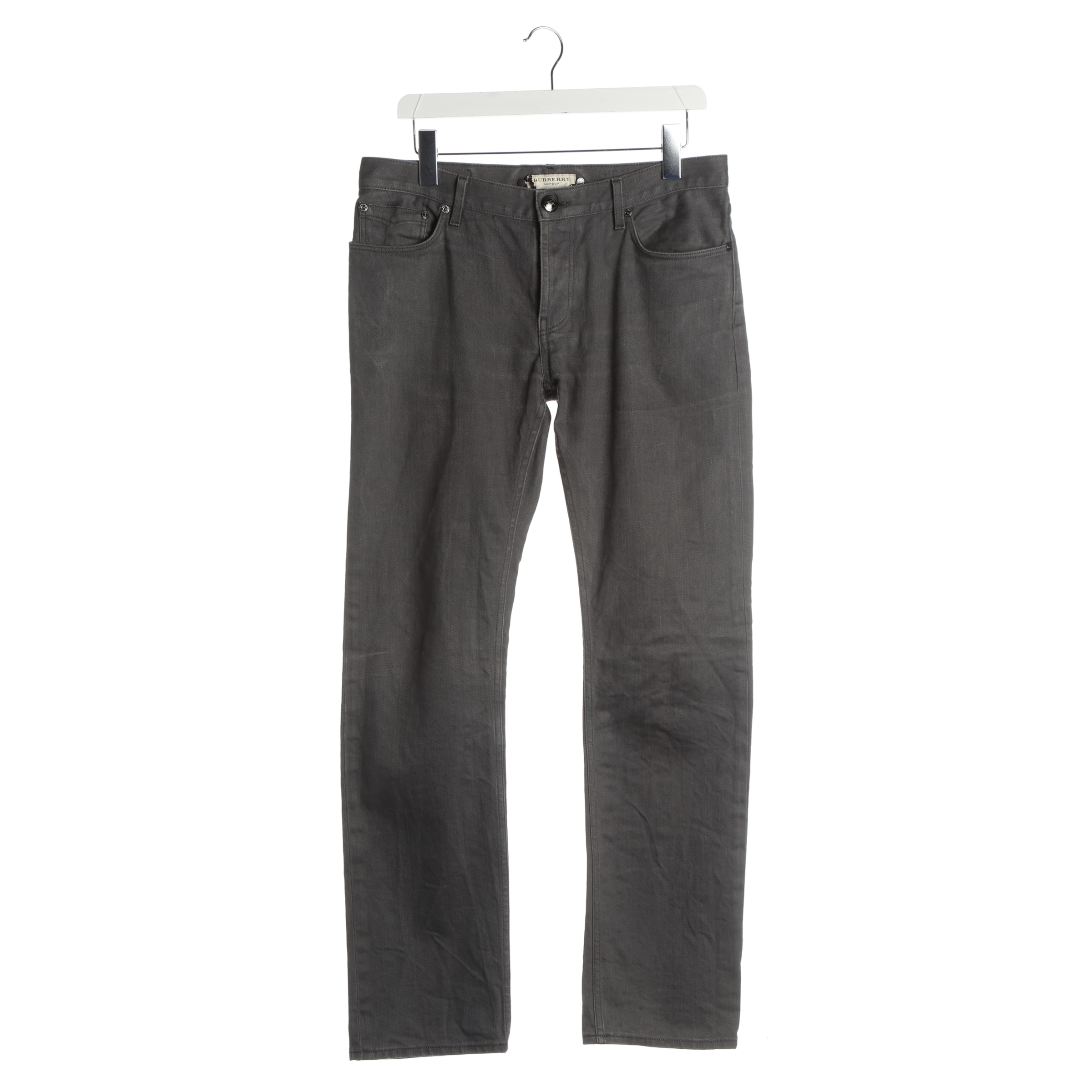 BURBERRY Jeans in 32 in Grey: front