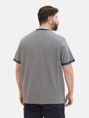 TOM TAILOR Men + T-Shirt in Blau