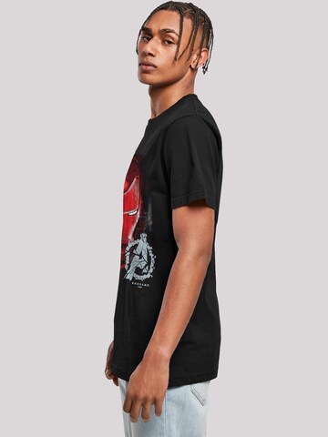 F4NT4STIC Shirt 'Iron Man' in Zwart