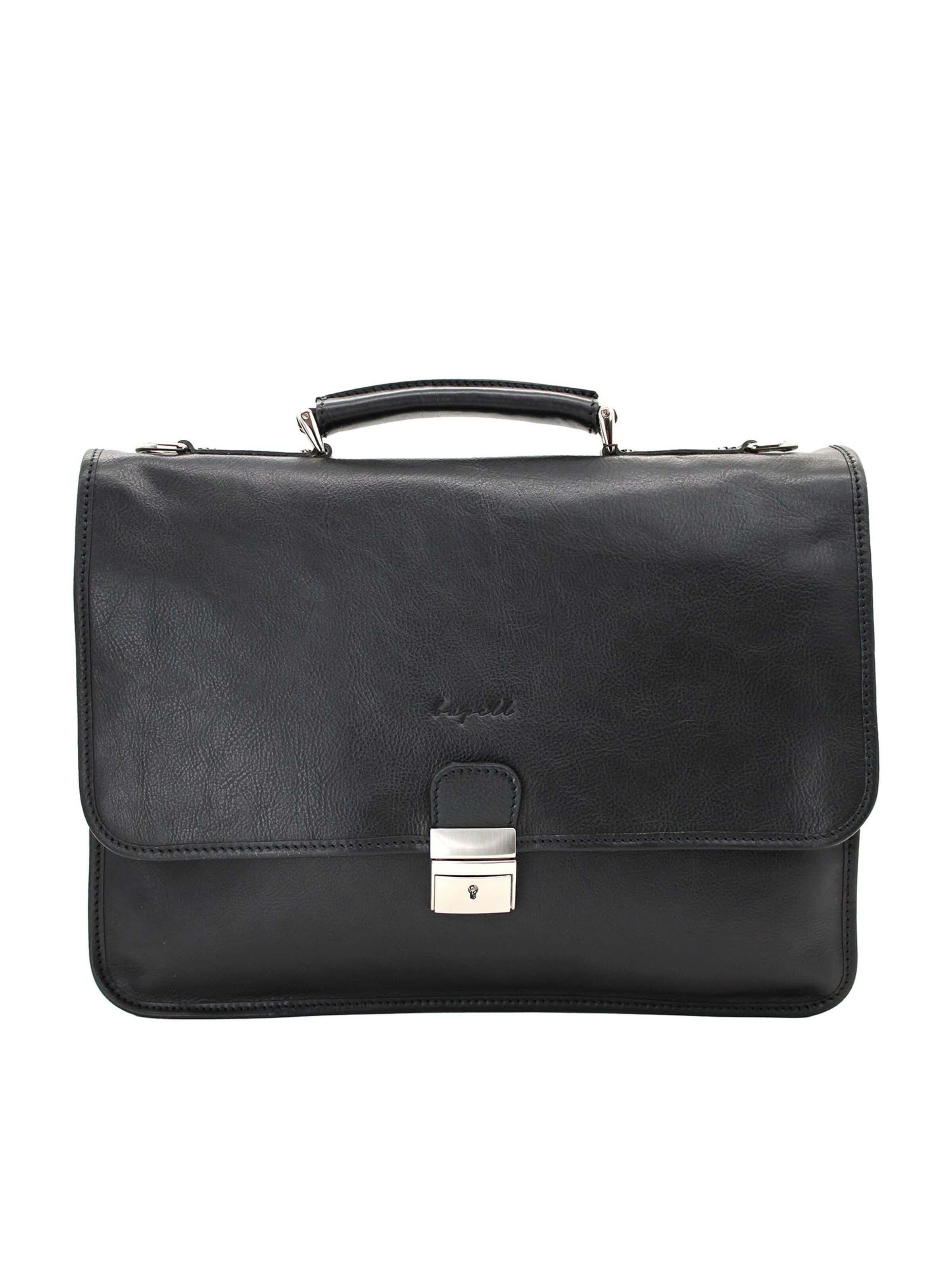 bupell Briefcase 'Bosco' in Black: front