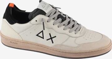SUN68 Sneakers laag 'Urban Basket' in Wit: voorkant