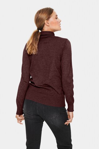 SAINT TROPEZ Sweter w kolorze czerwony