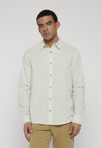 INDICODE JEANS Regular Fit Hemd 'Tryp' in Blau: Vorderseite