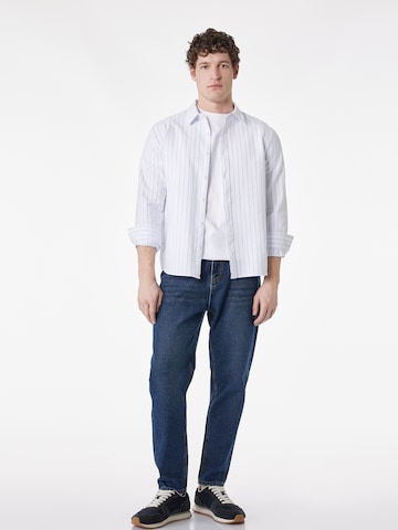 Koton Comfort fit Button Up Shirt in Blue