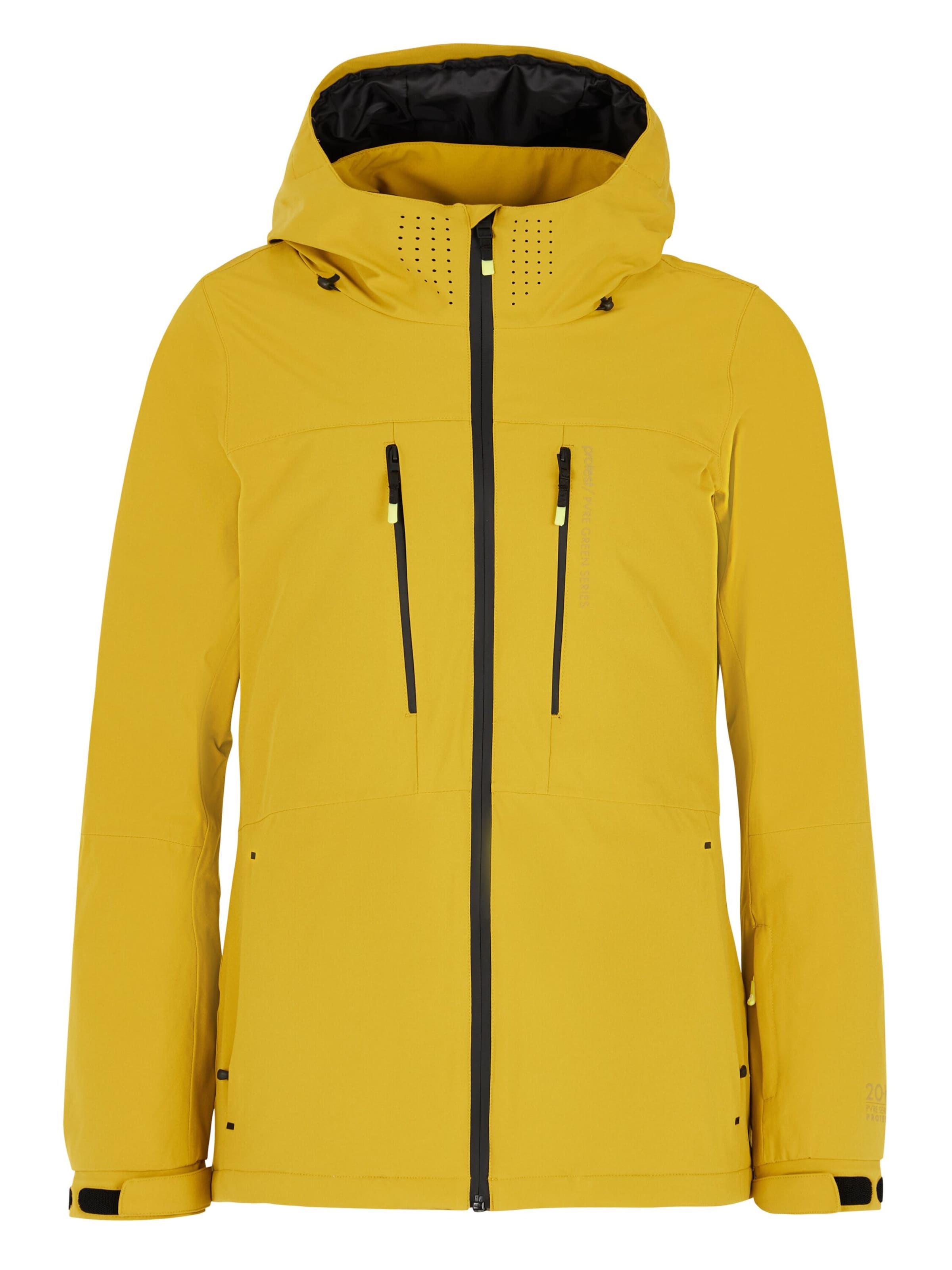 PROTEST Athletic Jacket 'PRTBEVERLY' in Green: front