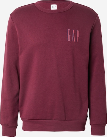 GAPSweater majica - crvena boja: prednji dio