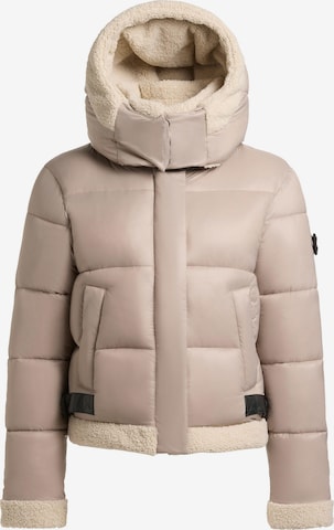 khujo Jacke 'Nessie2' in Grau: Vorderseite