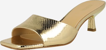 Mule 'AMAL' MICHAEL Michael Kors en or : devant