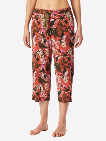 Pantalon de pyjama ' Mix Relax ' SCHIESSER en marron : devant