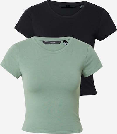 VERO MODA Paita 'MAXI' värissä pastellinvihreä / musta, Tuotenäkymä