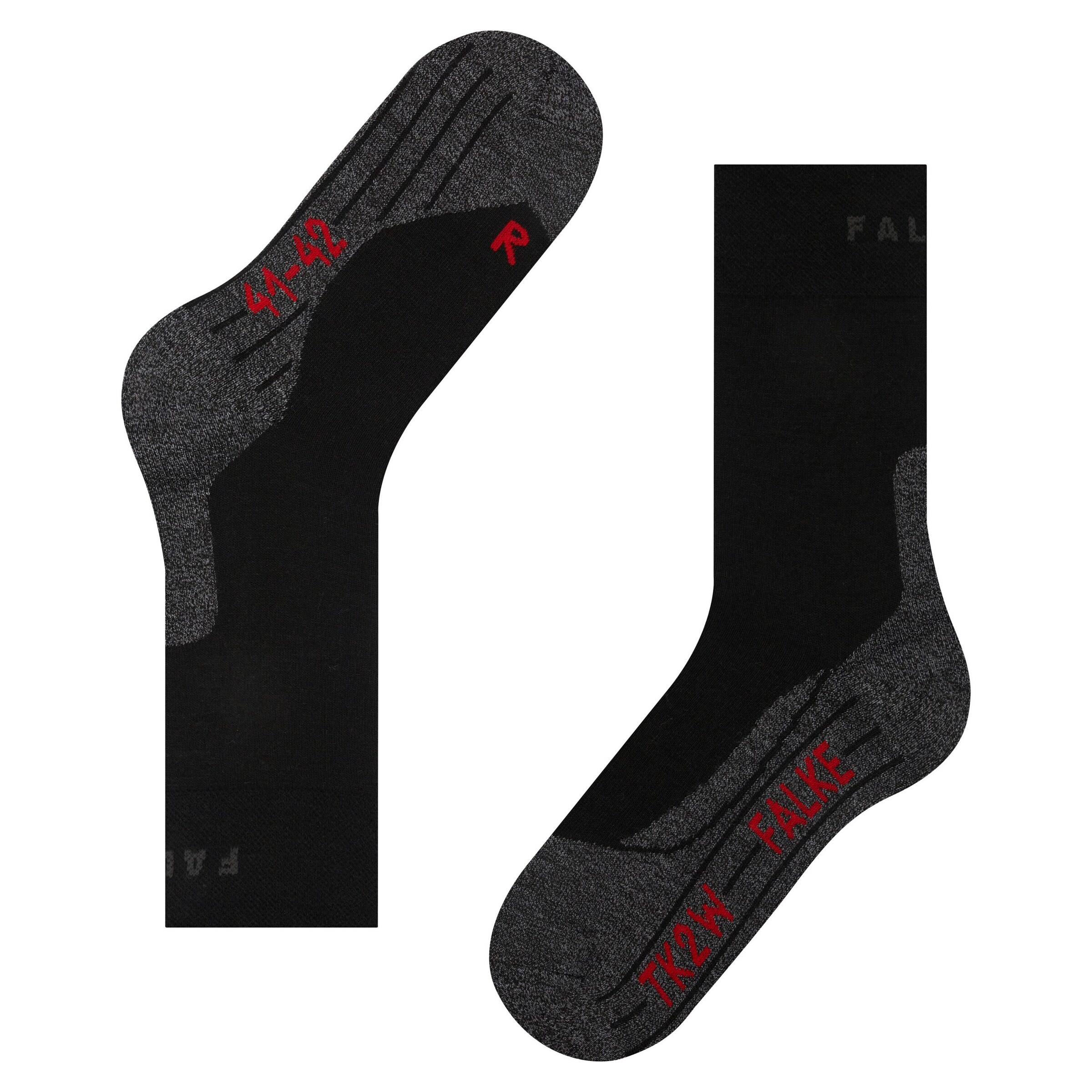 FALKE Wandersocken in Schwarz