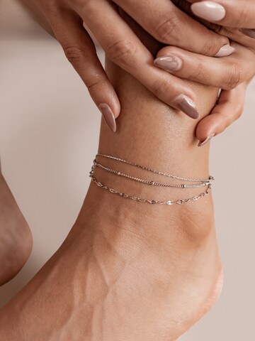 Hey Happiness Fußschmuck 'Delicate Trio' in Silber