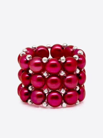 Ateliers Saint Germain Ring 'TUILERIES' i röd