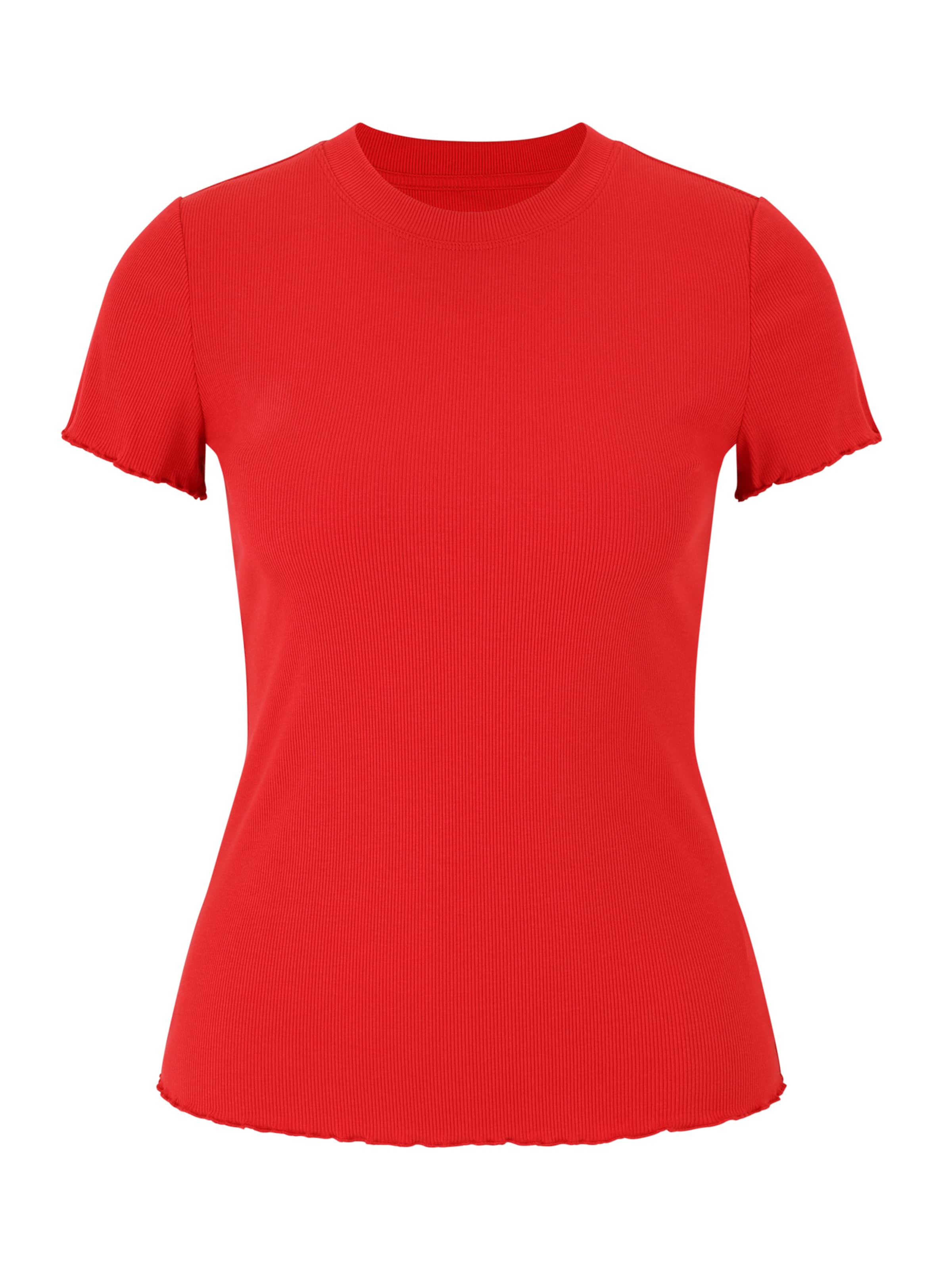 Les Lunes T-shirt 'Juuno' in Rot: Vorderseite