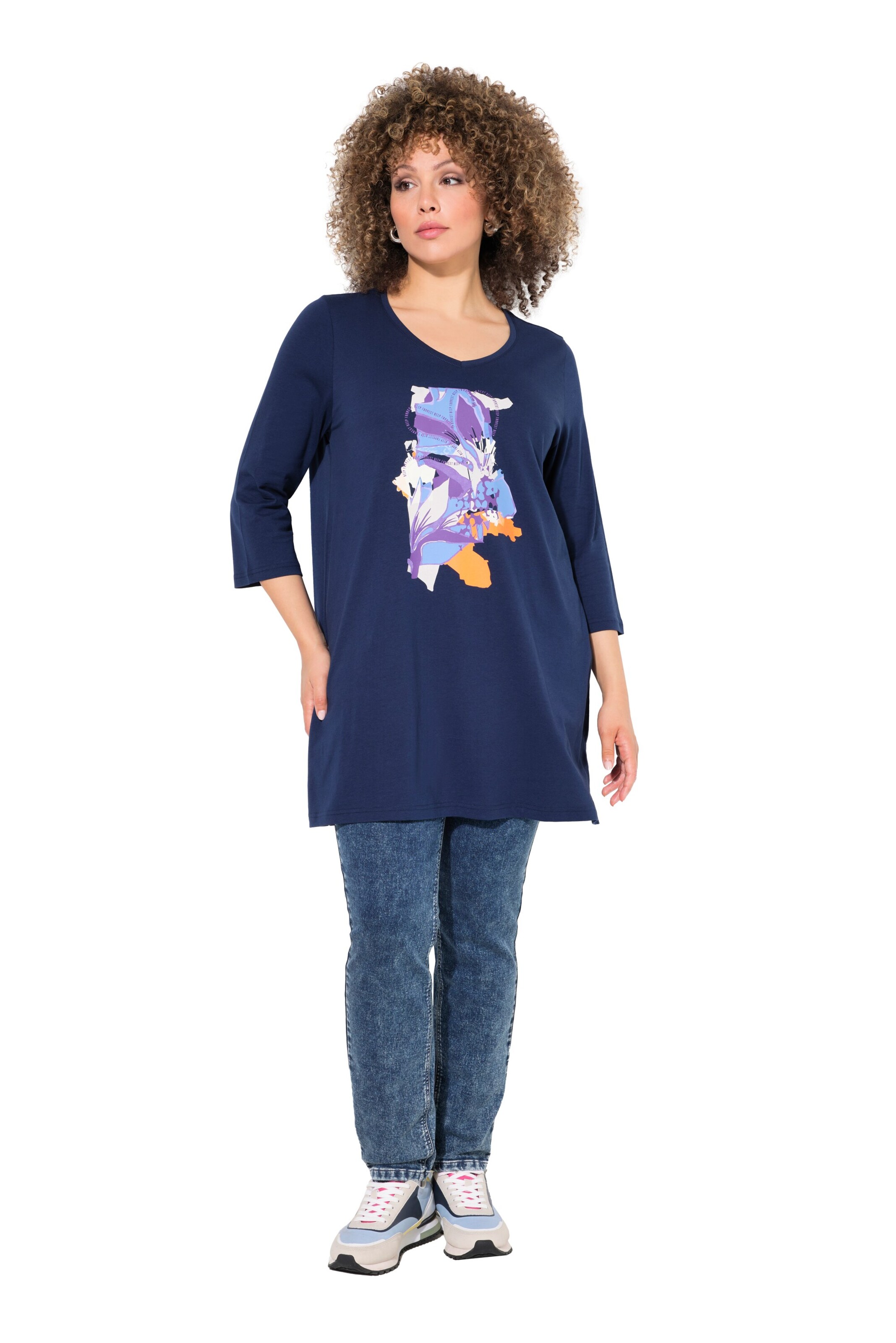 Ulla Popken Shirt in Blauw