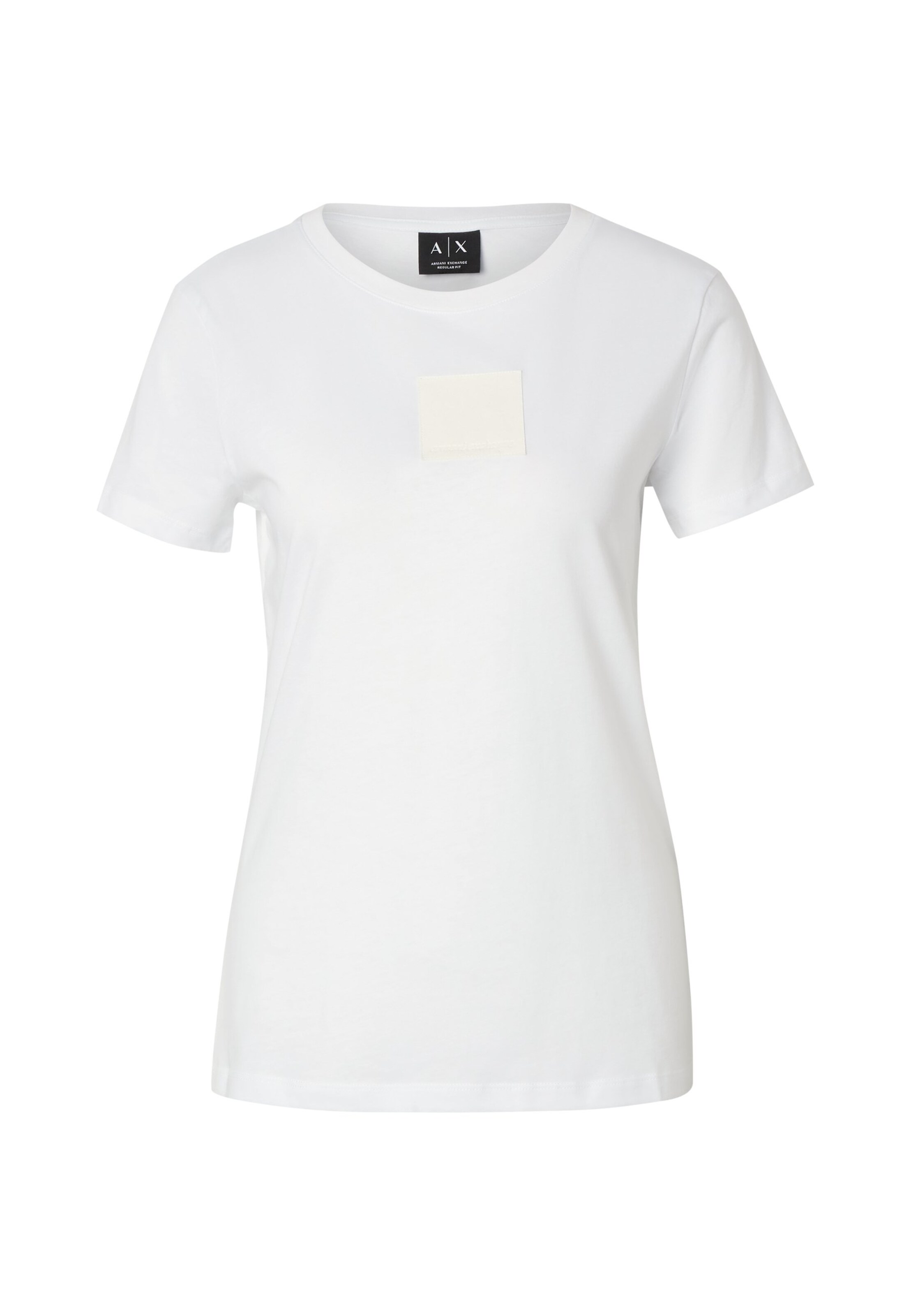 ARMANI EXCHANGE - Camiseta en blanco: frente
