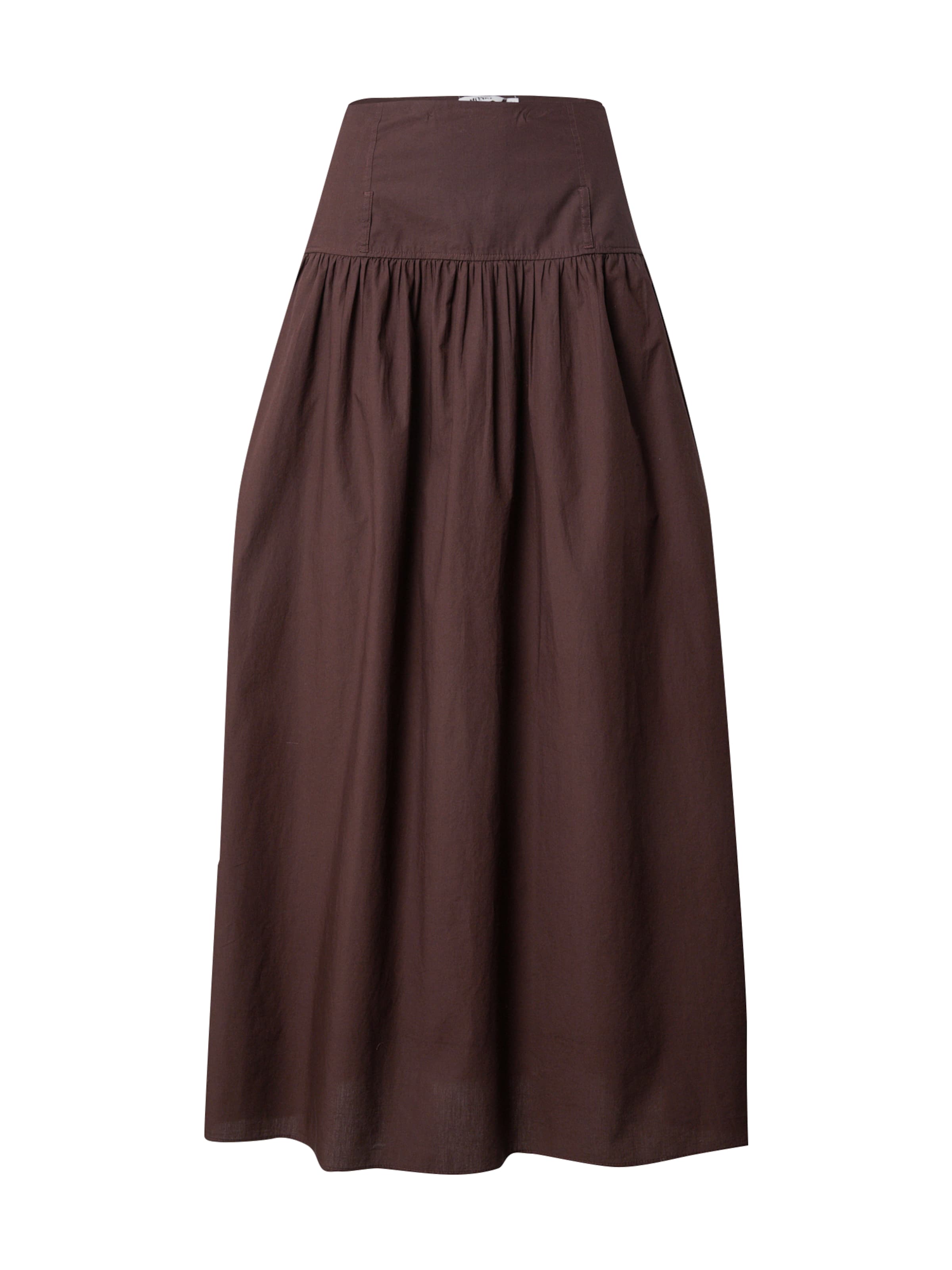 Monki Skirt in Brown: front