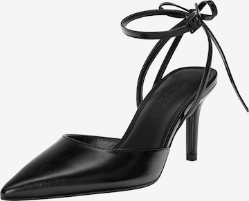 Pull&Bear Pumps in Black: front