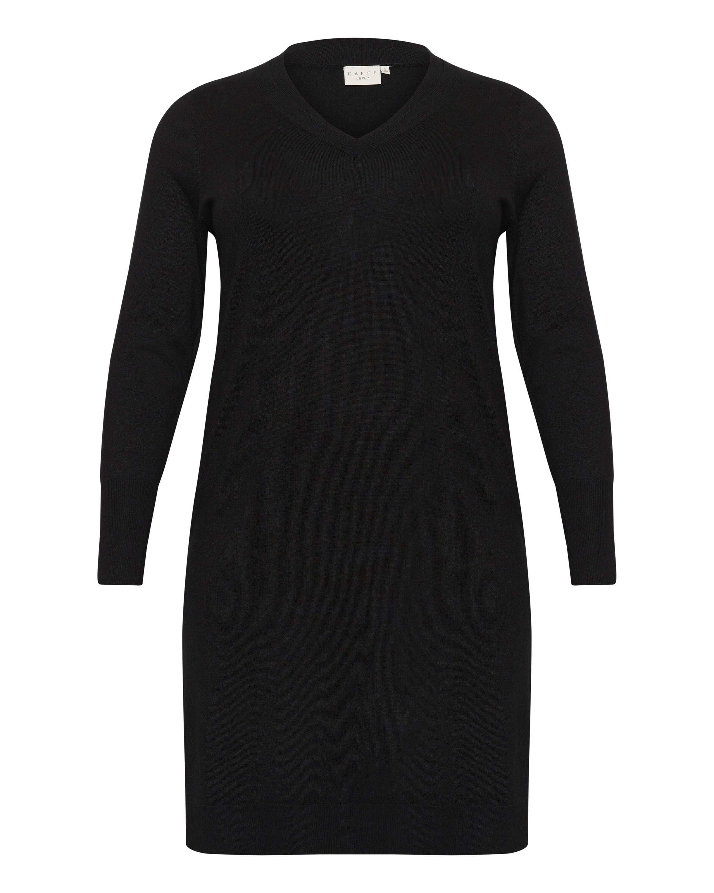 KAFFE CURVE Dress 'Lizzy' in Black: front