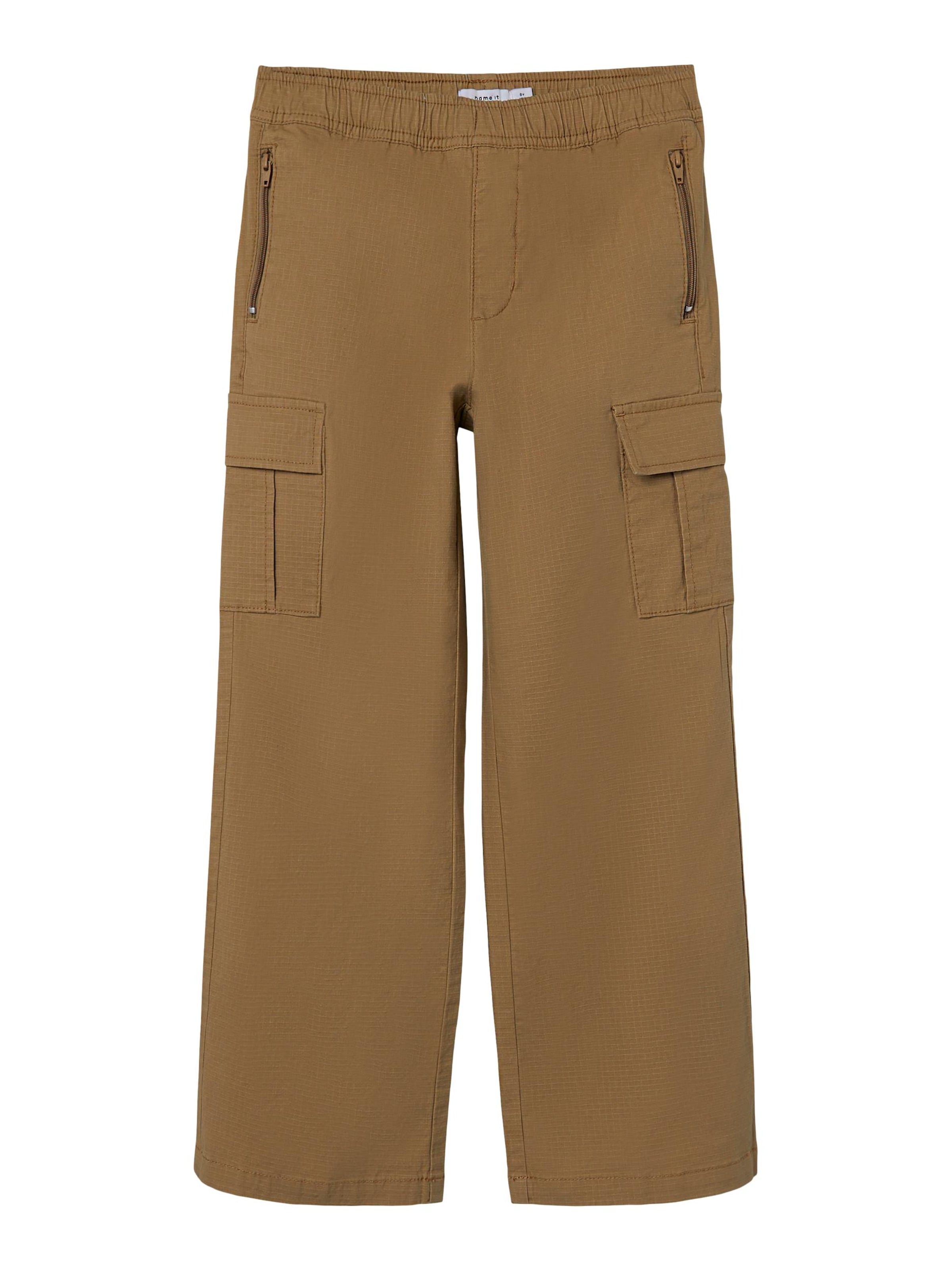 NAME IT Trousers 'Berlin' in Brown: front