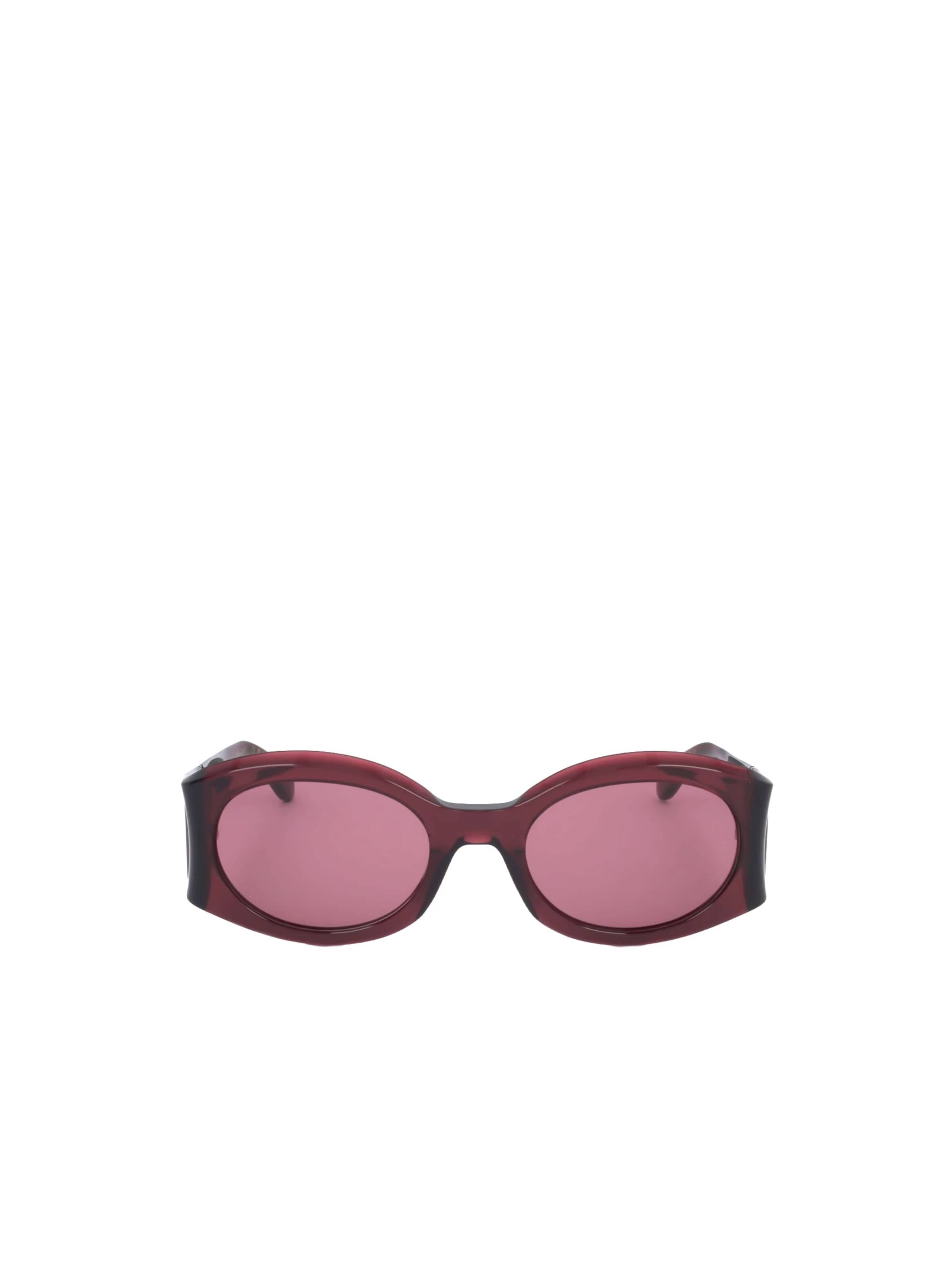Occhiali da sole 'SF2008S' di FERRAGAMO in rosso: frontale