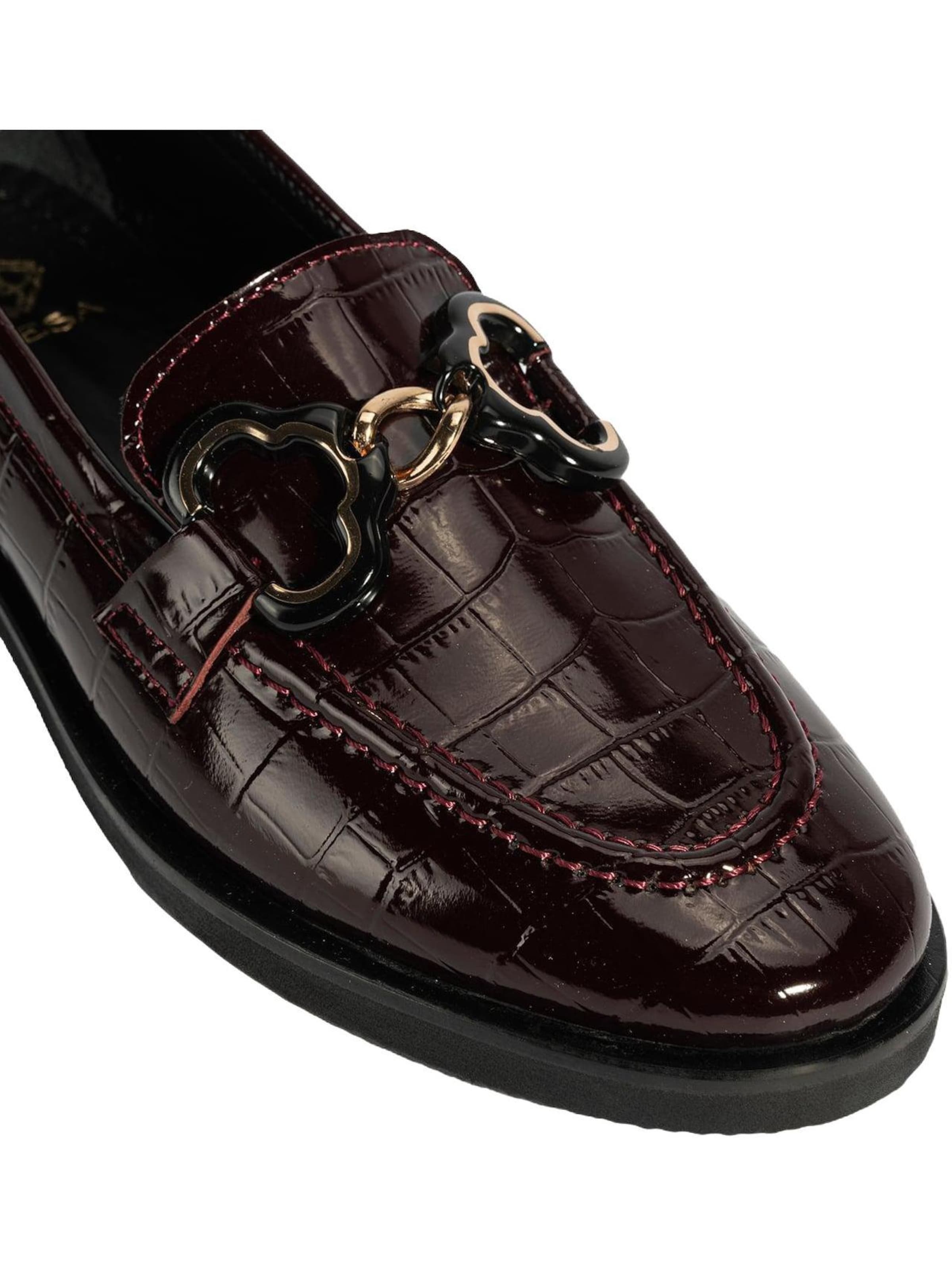 Mocassin 'Beleg' Desa en rouge