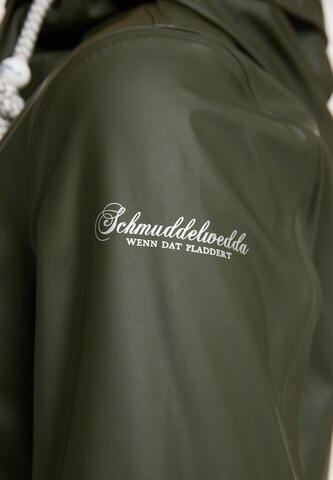 Schmuddelwedda Funkčný kabát - Zelená