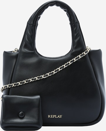 REPLAY Handbag in Black: front