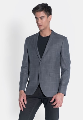Steffen Klein Slim fit Business Blazer in Grey: front
