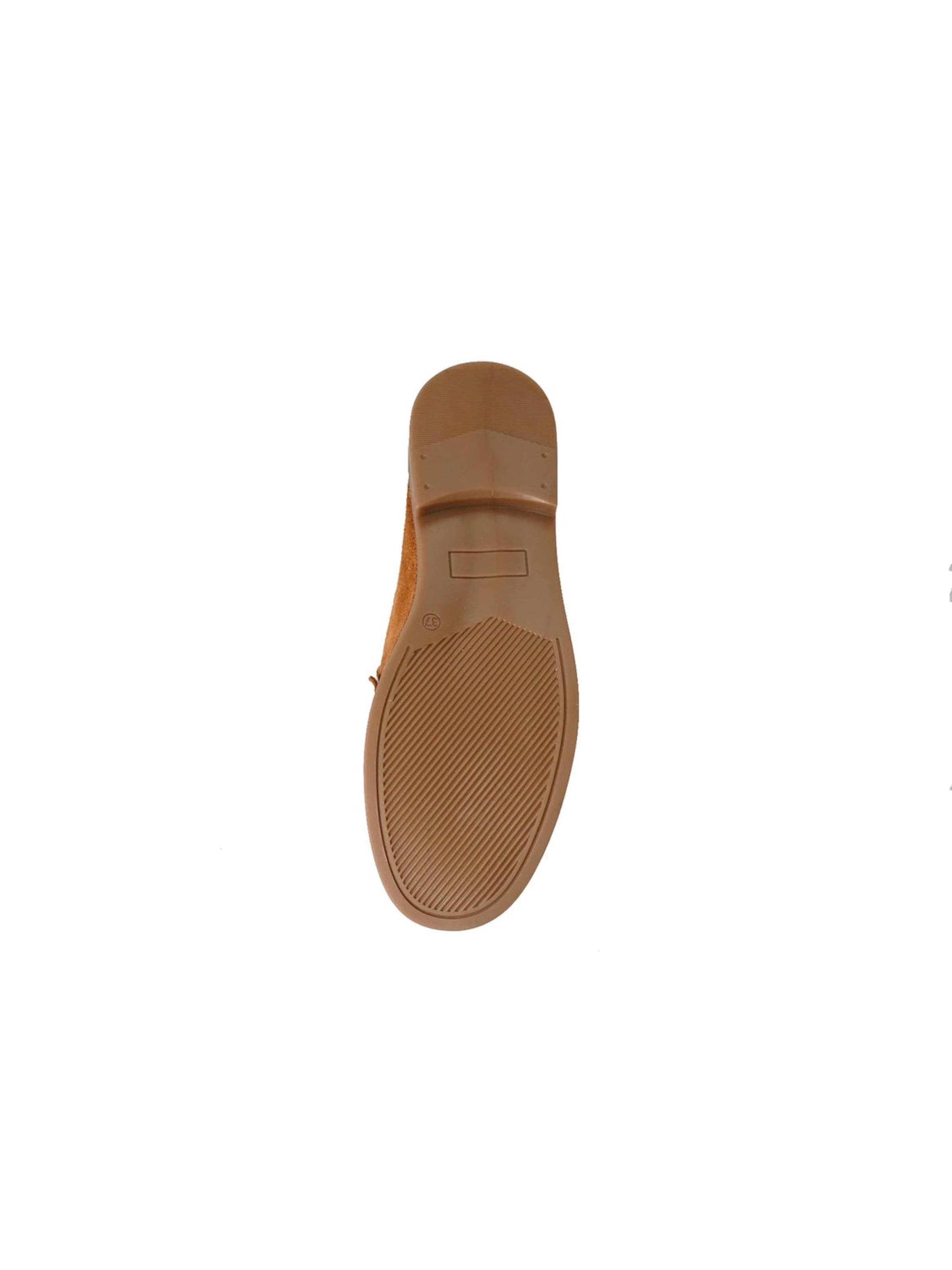 Yoxeone Mokassin 'Sunflower Shoes' i brun