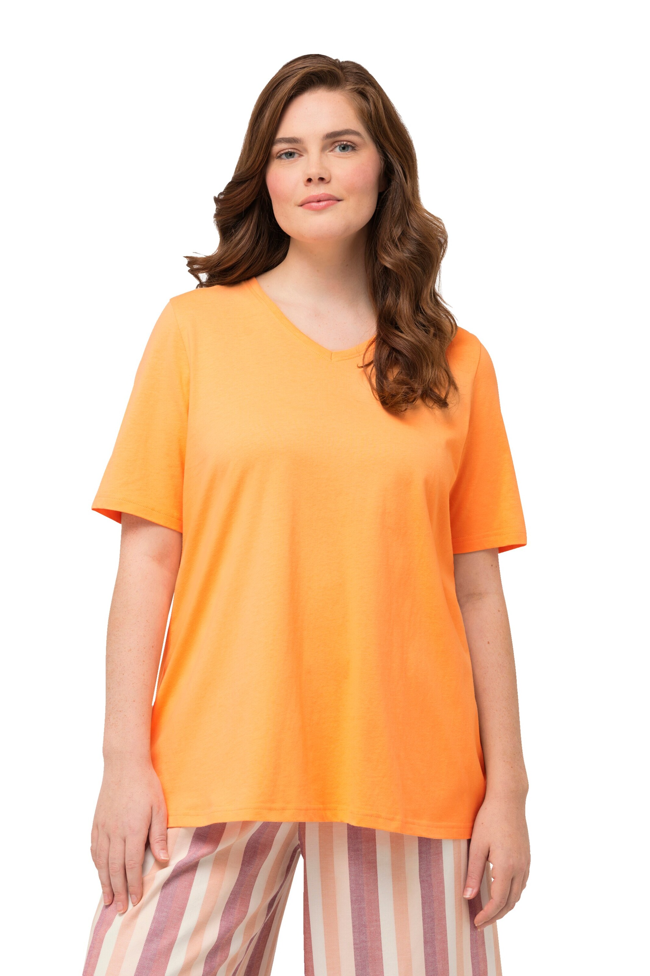Ulla Popken Shirt in Orange: front