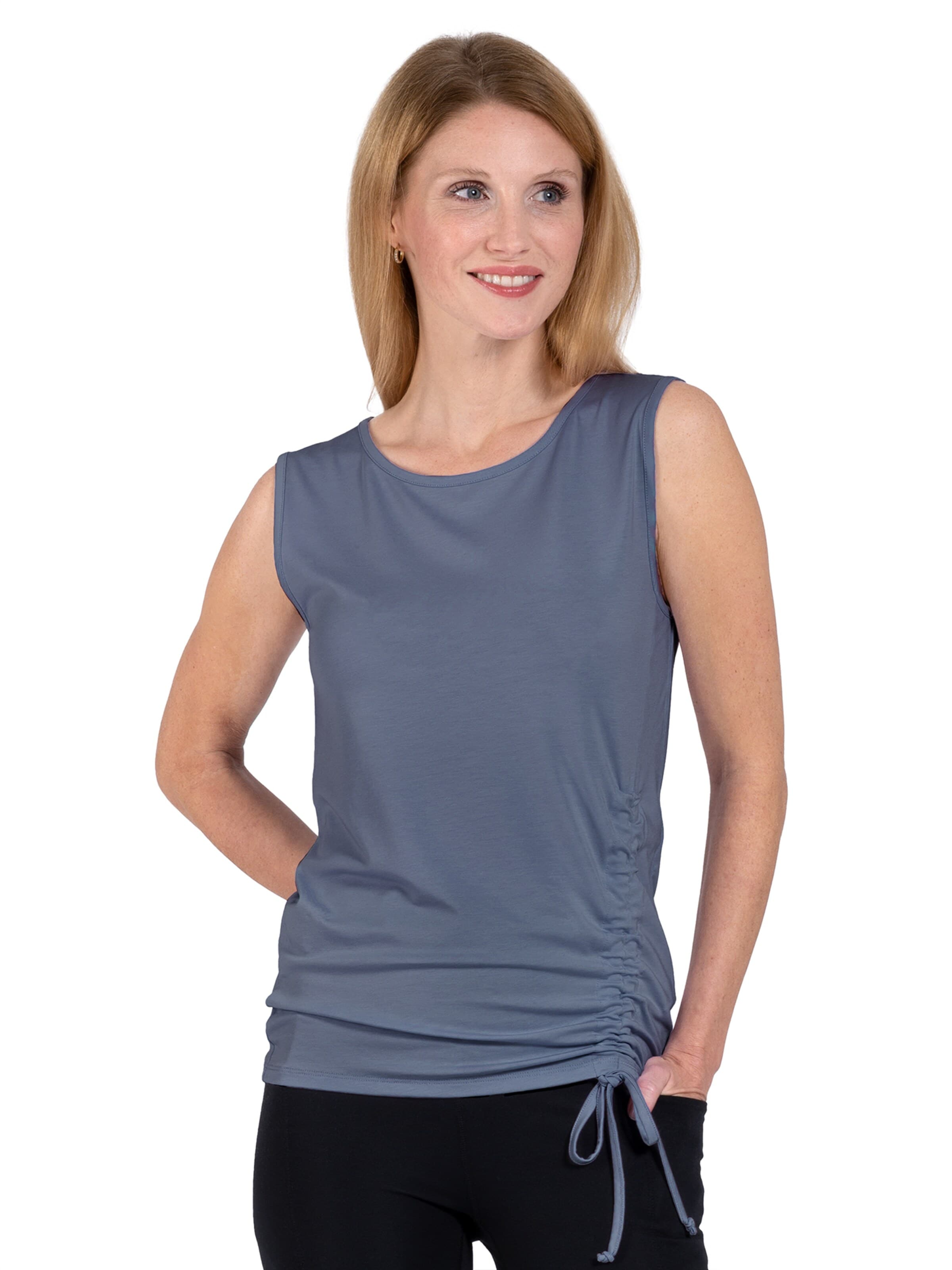 Magadi Sporttop 'Diana'‌‌ in Blau: Vorderseite