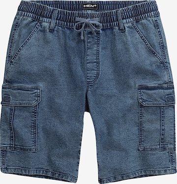 Men Plus Regular Jeans in Blauw: voorkant