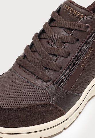 SKECHERS Rövid szárú sportcipők 'BILLION FLEX - LUXE UP' - barna