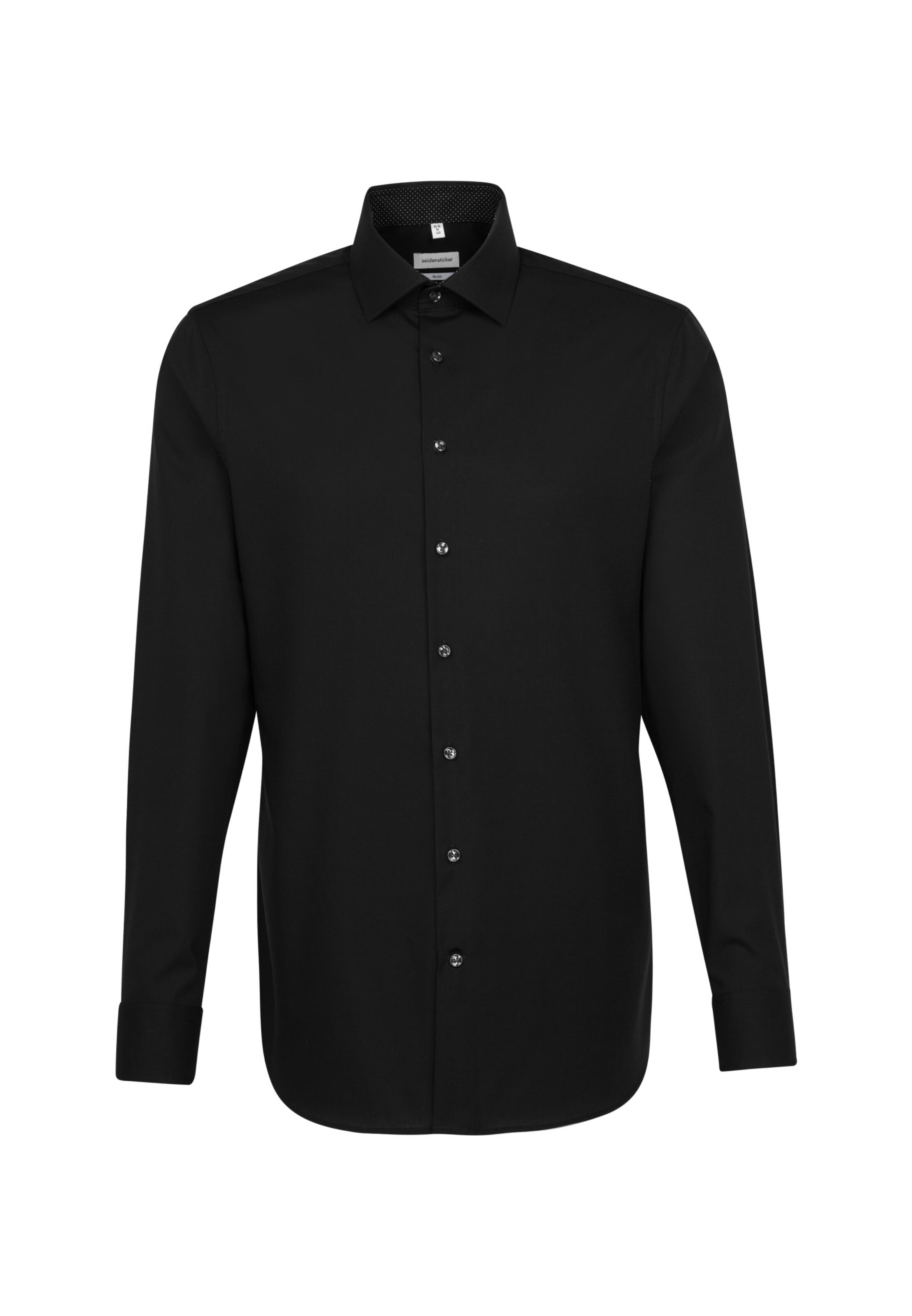 Coupe slim Chemise business ' Slim ' SEIDENSTICKER en noir : devant