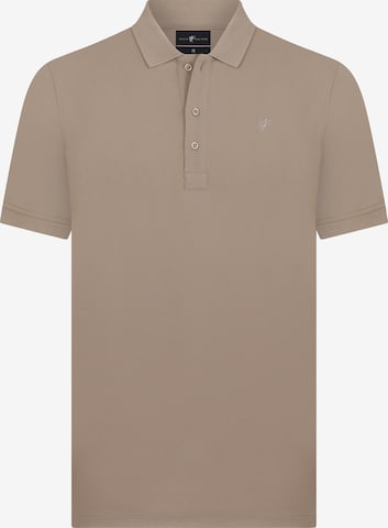 DENIM CULTURE T-shirt 'JONATHAN' i beige: framsida
